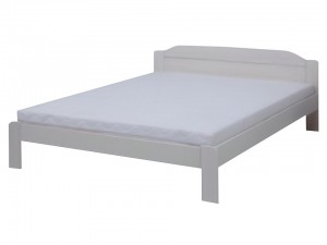 Łóżko sosnowe białe Lignum mini 160x200