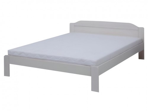 Łóżko sosnowe białe Lignum mini 180x200