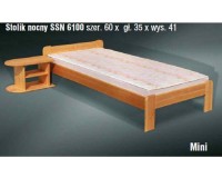 Łóżko sosnowe Mini 180x200