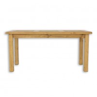 Stół sosnowy rustikal ST 701 80x76x80 woskowany, wykonany z litego drewna sosnowego