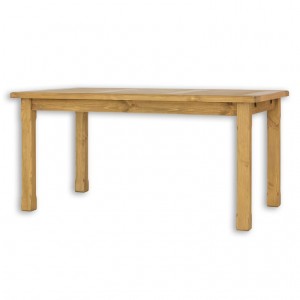 Stół sosnowy rustikal ST 701 120x76x80 woskowany, wykonany z litego drewna sosnowego