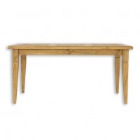 Stół sosnowy rustikal ST 702 80x76x80 woskowany, wykonany z litego drewna sosnowego