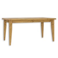 Stół sosnowy rustikal ST 702 80x76x80 woskowany, wykonany z litego drewna sosnowego