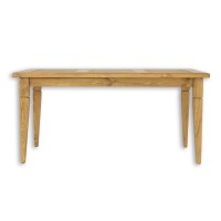 Stół sosnowy rustikal ST 702 200x76x100 woskowany, wykonany z litego drewna sosnowego