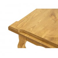 Stół sosnowy rustikal ST 704 160x76x90 woskowany, wykonany z litego drewna sosnowego