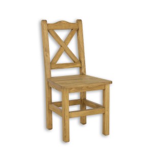 Krzesło sosnowe rustikal KT 700 twarde drewniane woskowane
