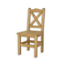 Krzesło sosnowe rustikal KT 700 twarde drewniane woskowane