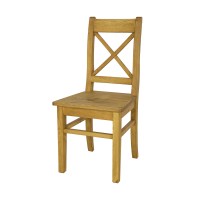 Krzesło sosnowe rustikal KT 702 twarde drewniane woskowane stylow