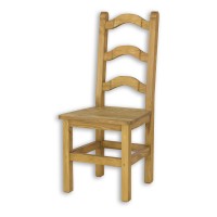 Krzesło sosnowe rustikal KT 705 twarde drewniane woskowane stylow