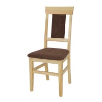 Krzesło sosnowe Kt 118 tapicerowane
