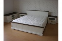 Łóżko sosnowe podnoszone MEDINA na materac 160x200