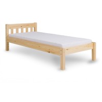 Łóżko sosnowe PINO klasyczne równy tył 160x200