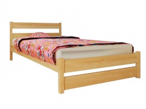 Łóżko Mila 90x200 drewno sosna