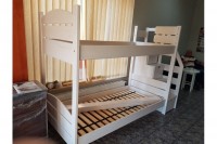 Łóżko Piętrowe ze schodkami