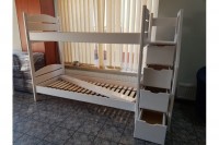 Łóżko Piętrowe ze schodkami
