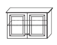 Szafa sosnowa 2 drzwiowa Gaja 0168 z drążkiem szufladami i półkami 86x200x59