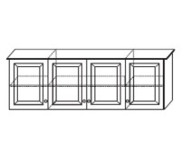 Szafa sosnowa 4 drzwiowa Gaja 0180 z szufladami drążkiem półkami 165x200x59