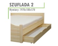 Łóżko sosnowe Cytryn 1 wysoki odchylony ażurowy szczyt140x200