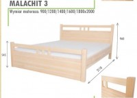 Łóżko Malachit 3 140 b