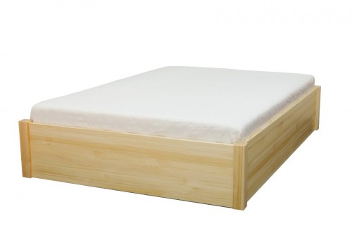 Łóżko podnoszone Kalcyt 3 bez szczytów drewniana rama pod materac 90x200