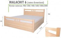 Łóżko podnoszone Malachit 6 90x200 dwa wysokie ażurowe szczyty