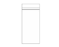 Szafa sosnowa 2 drzwiowa z drążkiem i szufladą 100x200x60