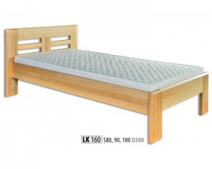 Łóżko bukowe LK 160 80x200