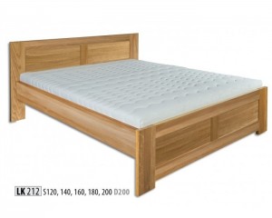 Łóżko dębowe LK 212 140x200