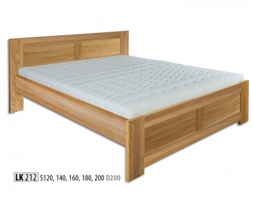 Łóżko dębowe LK 212 160x200