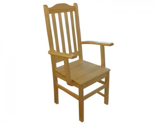 Krzesło z poręczami podłokietnikami Bory