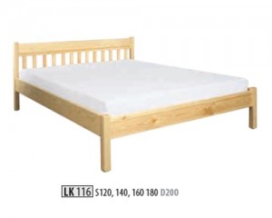 Łóżko sosnowe Łk 116 120x200