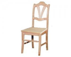 Krzesło sosnowe V twarde