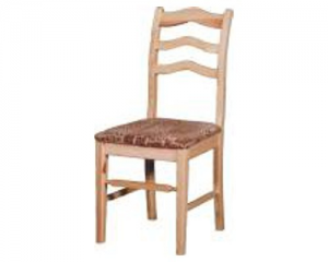 Krzesło sosnowe Fala tapicerowane