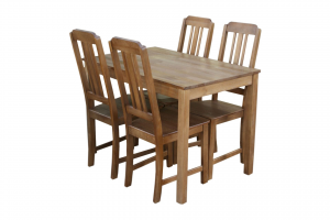 Krzesła i stół Zestaw sosnowy KS-5 nr.1A