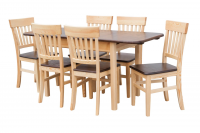 Stół i krzesła Zestaw sosnowy BARTEK 2
