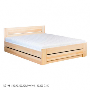 Łóżko bukowe LK 198 BOX 160x200