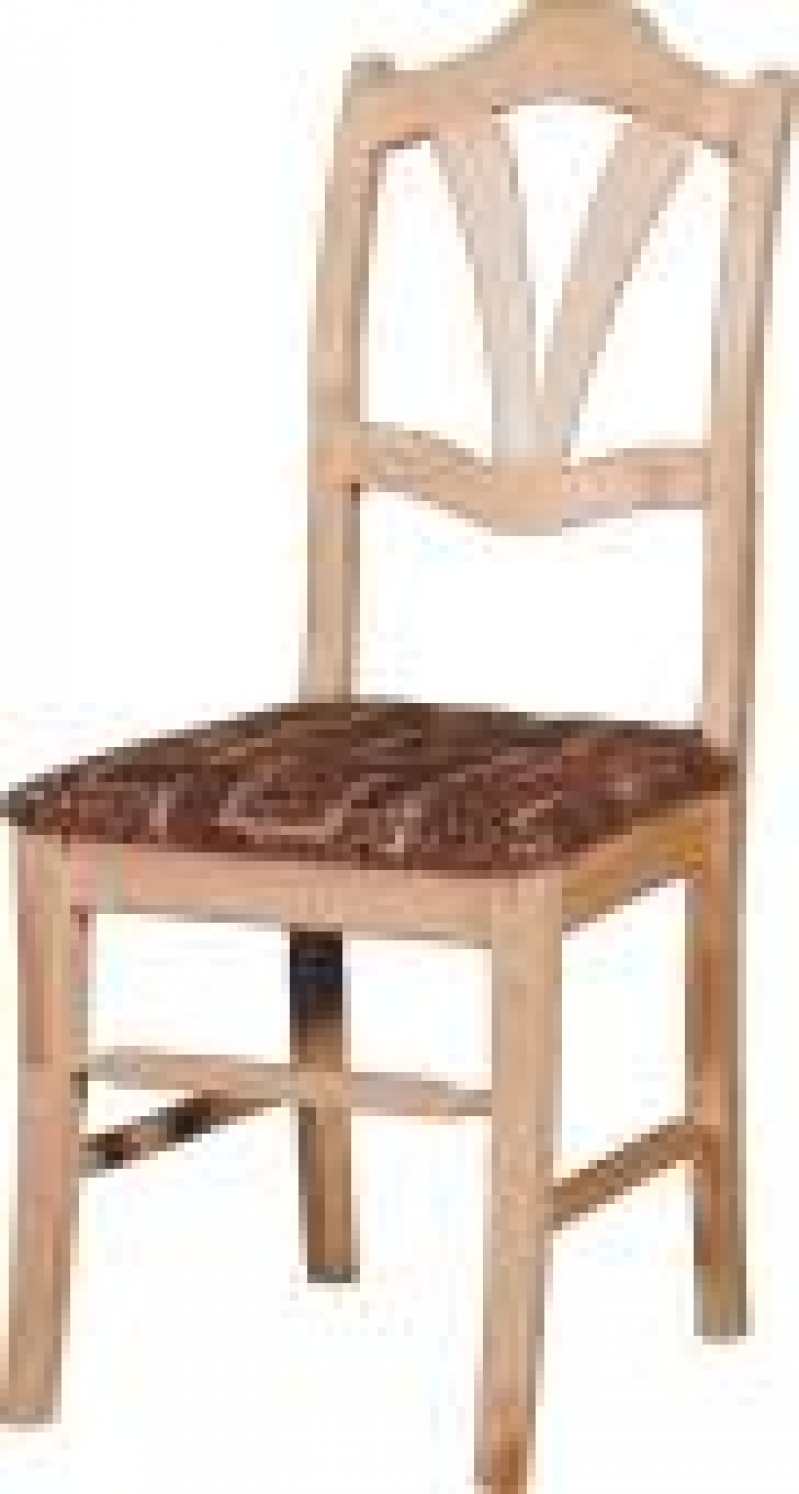Krzesło sosnowe V  tapicerowane