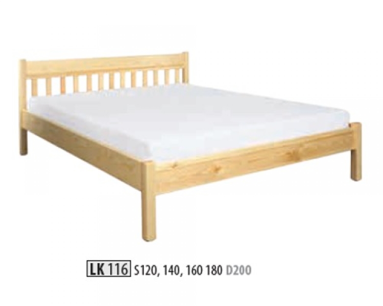 Łóżko Łk 116 140