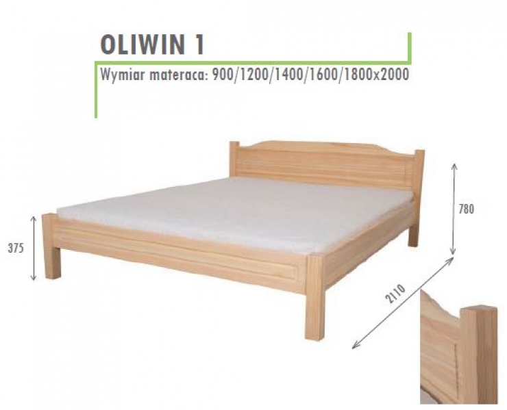 Łóżko Oliwin 1 180 b